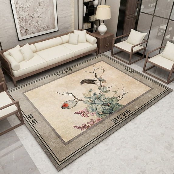 Chinese Style Carpets for Living Room Sofas ration Large Area Rugs Bedroom Design Rug Anti-skid Floor Mats Bay Window Mat