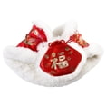 thumbnail image 1 of Chinese Style Cat Shawl - Keep Warmth Soft Texture - Pet Round Drool Bibs - Pet Accessories, 1 of 8