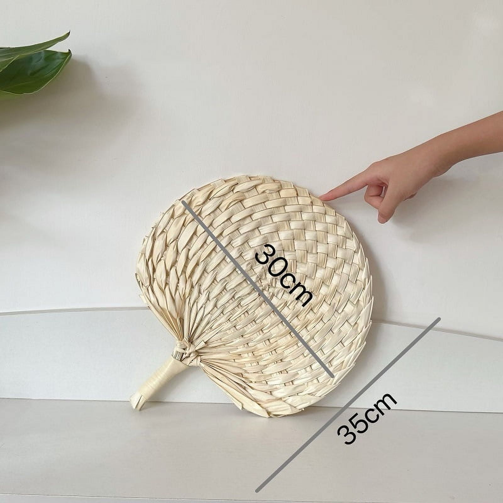 Customised Traditional Fan Chinese-Style Handmade Fan Retro Natural Bamboo Braided Fan New Summer ...