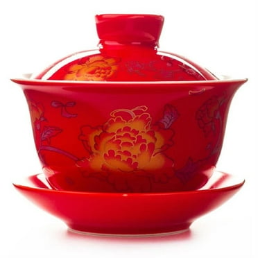 Chinese Style Kung Fu Tea Sets Wedding Gift For Friends Chinese Tureen Cup Ceramic Teapot Peony/Tea Kettle Dragon