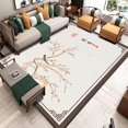 thumbnail image 1 of Chinese Style Living Room Rug with Flower Bird Painting Pattern Carpet Lounge Soft Carpet Waterproof, 1 of 5