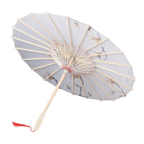 Chinese Style Oiled Paper Umbrella 27.56" for Costumes Events Dance Recitals Style E