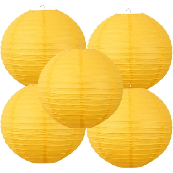Chinese Style Paper Lanterns, Set of 5, Suitable for Party Decoration