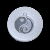 ESTONE Chinese Style Tai-chi Jade Pendant Buddhism Silicone Mold Resin DIY Jewelry Mold