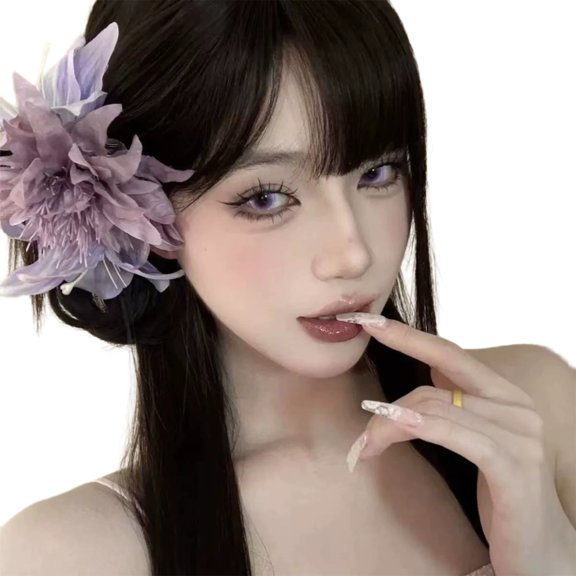 Chinese Styles Peony Flower Hair Clip Elegant Floral Accessories for Women with Realistic Design Stylish Hairpiece