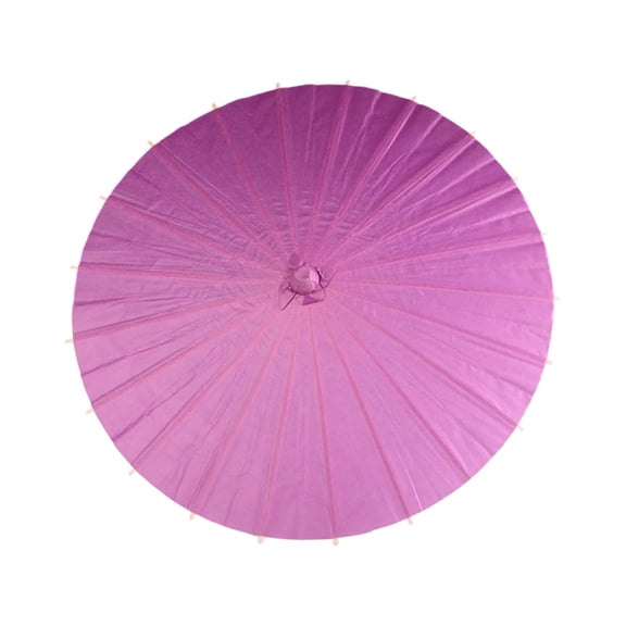 Chinese Styles Umbrella Oil-paper Painting Wood Handle Oriental Parasol