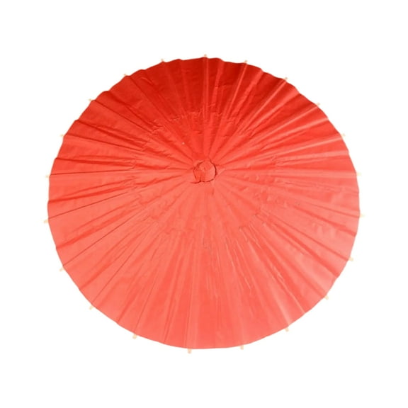 Chinese Styles Umbrella Oil-paper Painting Wood Handle Oriental Parasol