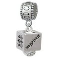 thumbnail image 1 of Chinese Symbol Happiness Square Spinner - God Can Charm Bead, 1 of 1