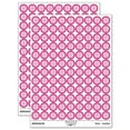 thumbnail image 1 of Chinese Symbol Lu Wealth and Prosperity 200+ Round Stickers - Hot Pink - Matte Finish - 0.50" Size, 1 of 3