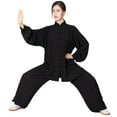 thumbnail image 1 of Chinese Tai Chi Uniform Cotton Wushu Kung Fu Clothing Martial Arts Wing Chun Suit Taichi Performance Tang Suit, 1 of 7