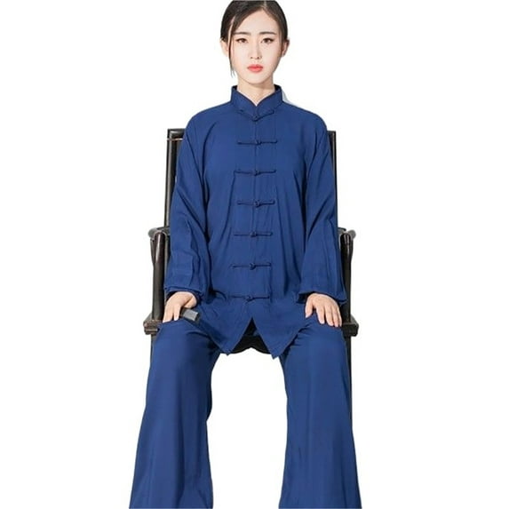 Chinese Tai Chi Uniform Cotton Wushu Kung Fu Clothing Martial Arts Wing Chun Suit Taichi Performance Tang Suit