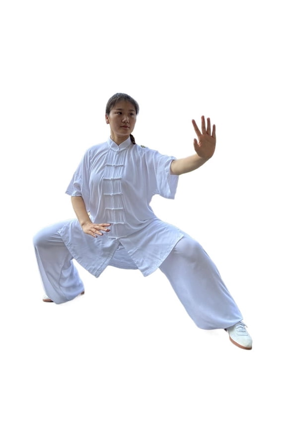 Chinese Tai Chi Uniform Cotton Wushu Kung Fu Clothing Martial Arts Wing Chun Suit Taichi Performance Tang Suit