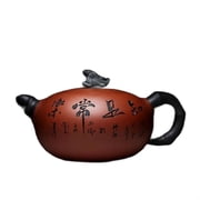 Chinese Tea Ceremony Supplies Yixing 350ml Purple Clay Teapot Handmade Raw Ore Beauty Pot Household Zisha Tea Infuser