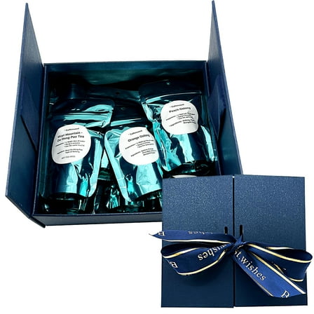 8 Tea Samplers, Green Tea, Black Tea, Oolong Tea, Caffeinated, Loose Leaf Tea