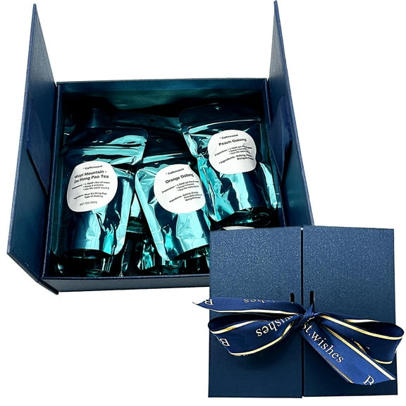 8 Tea Samplers, Green Tea, Black Tea, Oolong Tea, Caffeinated, Loose Leaf Tea