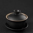thumbnail image 1 of Chinese Teaware Accessories Drinkware Personal Cup Home Teacup Travel Tea Bowl 140ml Traditional Ice Cracked Ceramics Gaiwan, 1 of 7