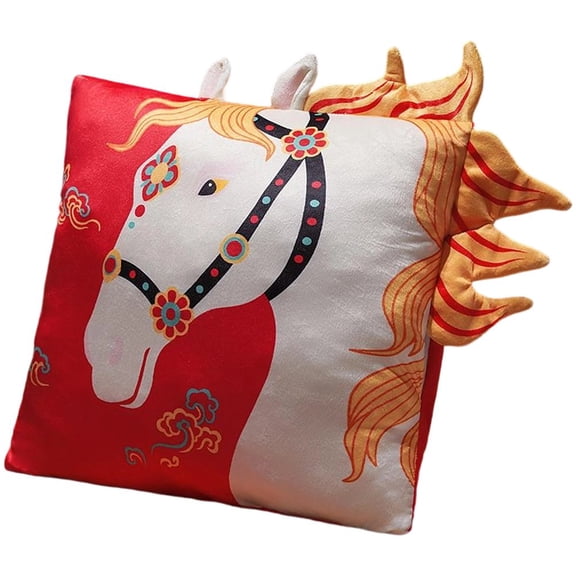 Chinese Throw Pillow Comfortable Supportive Sqaure Cushion Plush Hand Pillow Hand Warmer For Sofa Office Bedroom