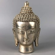 Chinese Tibet Handwork Buddha Head Statue