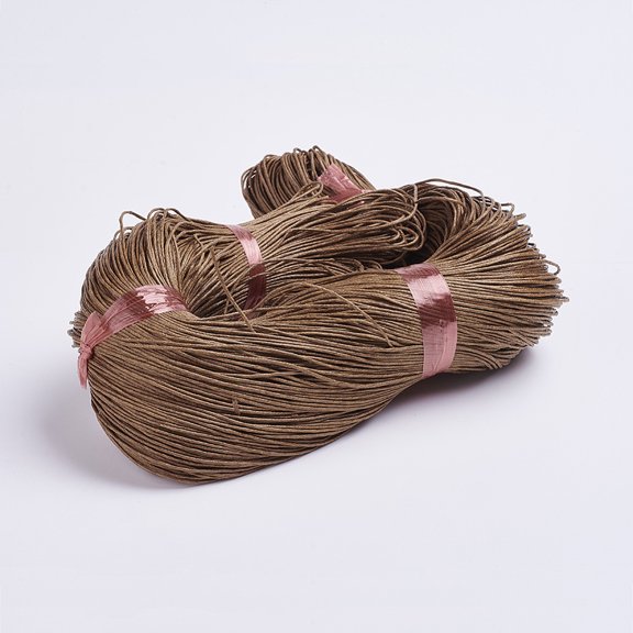 Chinese Waxed Cotton Cord Macrame Bracelet Necklace Jewelry Making Sienna 1mm 360yard/bundle(330m/bundle)