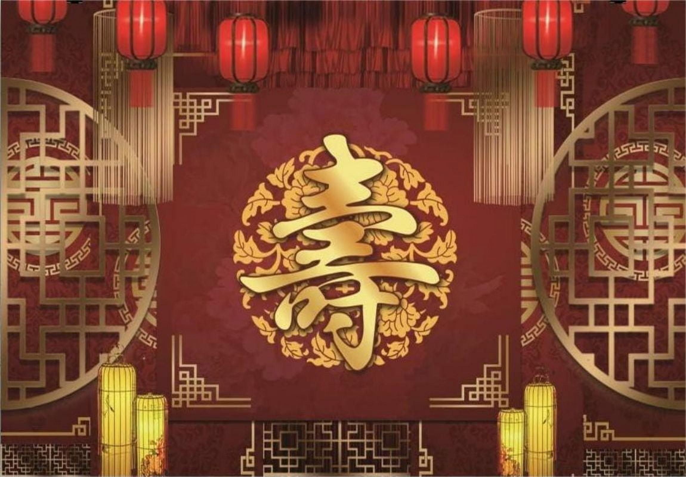 Chinese Wedding Photography Style Wedding ration Backdrops Red Stage ...