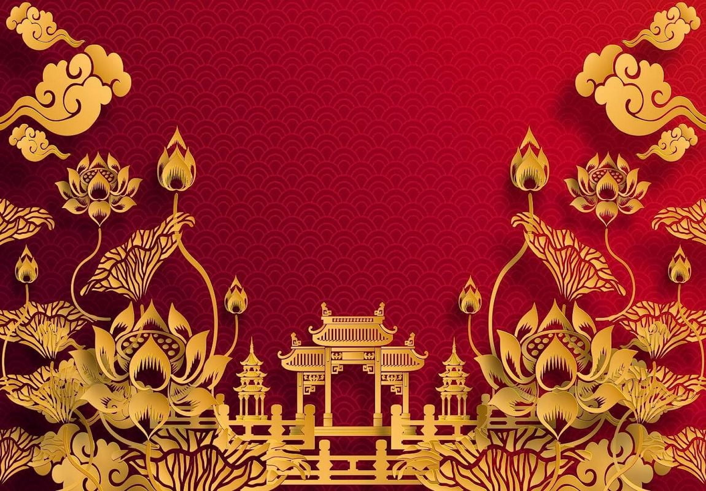 Chinese Wedding Photography Style Wedding ration Backdrops Red Stage ...