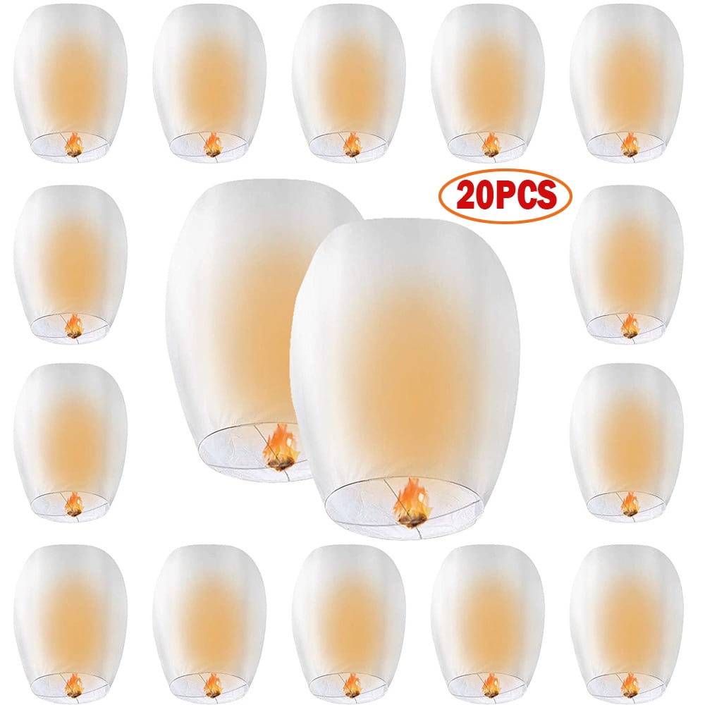 Chinese Wishing Lanterns ECO Friendly Biodegradable Paper Sky Lanterns