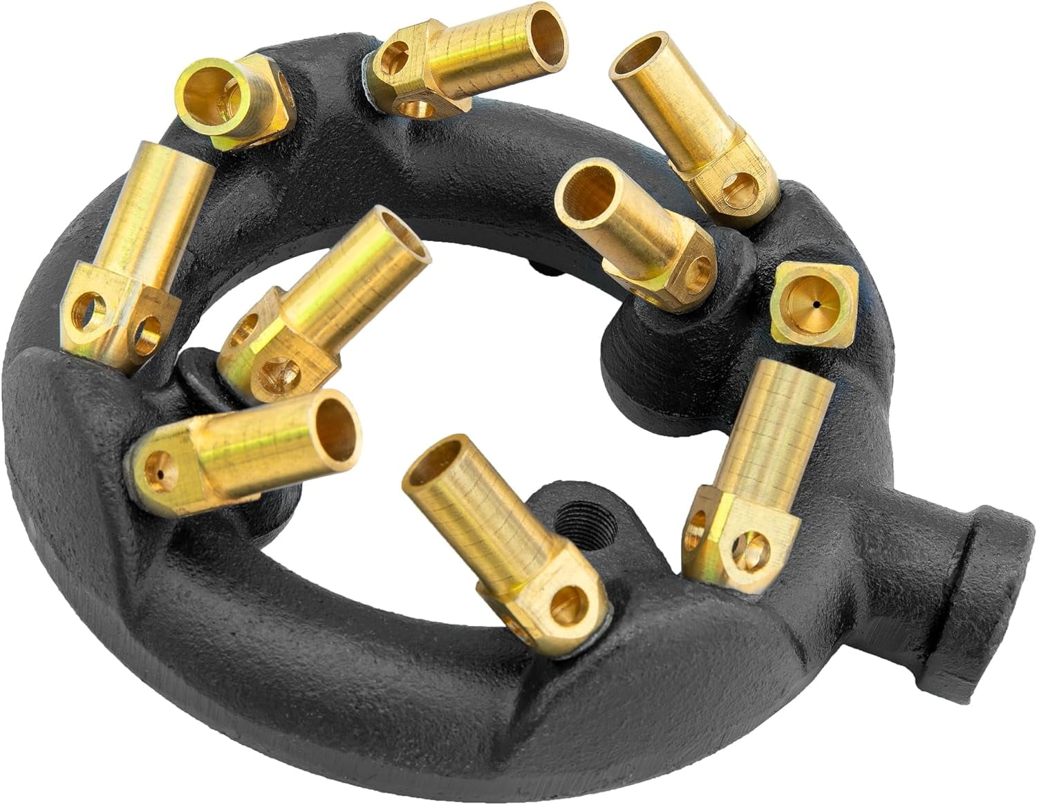 Chinese Wok Range 10 Copper Tips Jet Burner, Cast Iron Body, Liquid