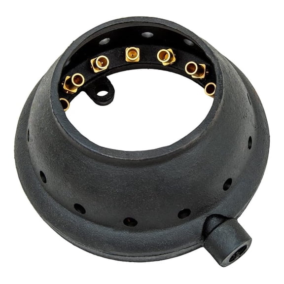 Chinese Wok Range 20 Copper Tips 9 Speed Burner with , Cast Iron Body, Liquid Propane, WR-JBC9LP-20 (9" 20-Tip LP)