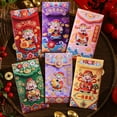 thumbnail image 1 of Chinese Year Printed Red Envelopes - 6PCS Money Packets for Spring Festival Weddings Birthdays and Celebrations, 1 of 9