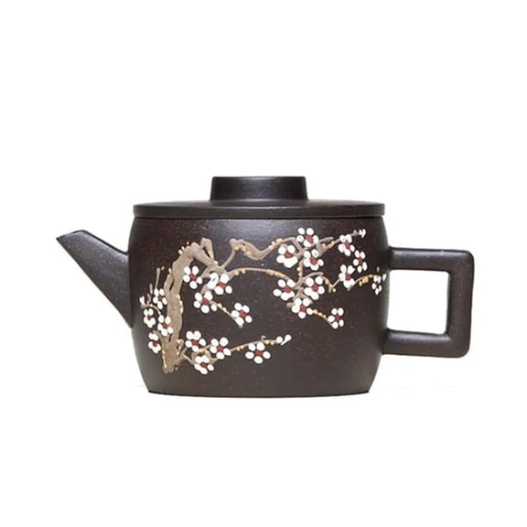 Chinese Zisha Tea Infuser Handmade Beauty Teapot 160ml Yixing Purple Clay Tea Pot Raw Ore Black Gold Sand Filter Teaware