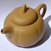 Chinese Zisha Teapot Yixing Clay Sesame Mud Tea Pot for Home Office Pumpkin
