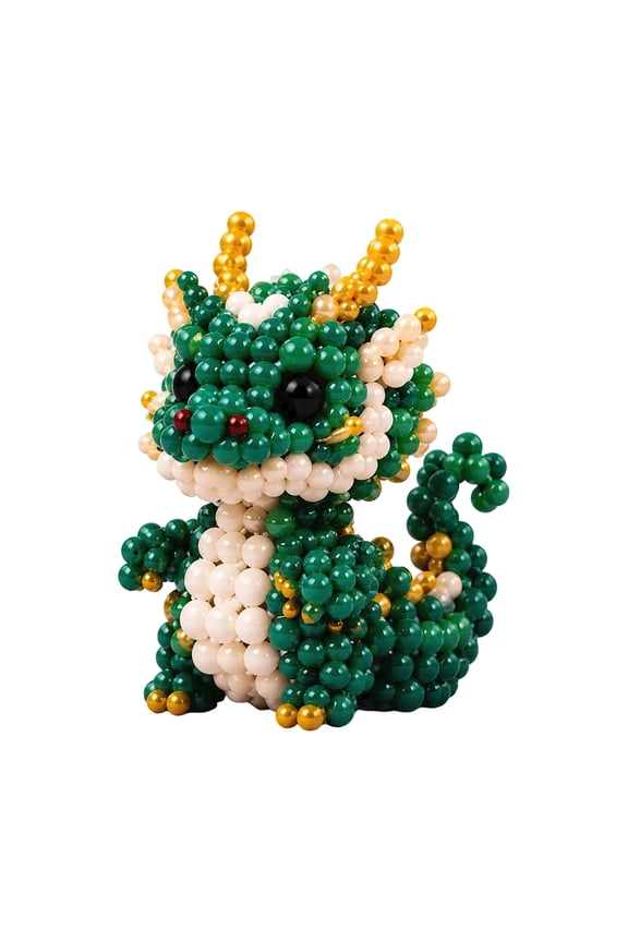 Chinese Zodiac Animal Diy Bead Kit, Symbolic Creature Craft Set for Making Keychains and Charms, Cultural Art Project and Thoughtful Gift E