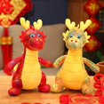 thumbnail image 1 of Chinese Zodiac Dragon Plush Doll - Year of 2024 Mascot Doll Ornament, 1 of 8