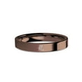 thumbnail image 1 of Chinese Zodiac Dragon Symbol Engraved Brown Tungsten Wedding Band, 4mm, Size 6, 1 of 2