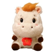 Chinese Zodiac Horse Plushes Doll, Lunar New Year Stuffed Horse Plushes Toy, New Year Gift for Your Family And Friend