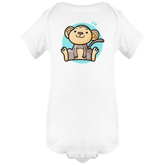 Chinese Zodiac Monkey Doodle Bodysuit Infant -Image by Shutterstock,  Newborn