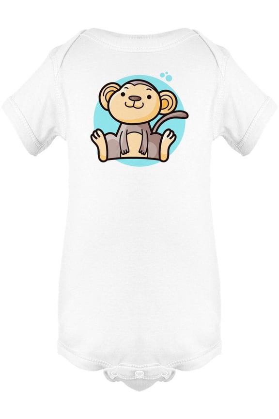 Chinese Zodiac Monkey Doodle Bodysuit Infant -Image by Shutterstock,  Newborn