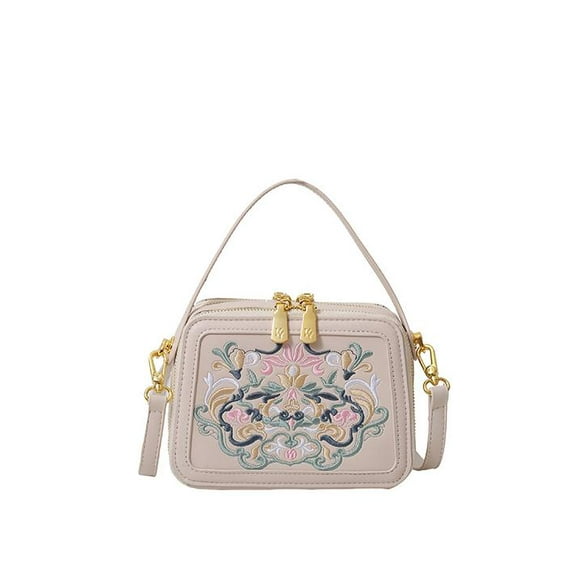 Chinese-style traditional embroidery handbag, fashionable and elegant, suitable for daily commuting, single-shoulder bag