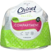 Chinet Paper Compartment Plates - 165 Count