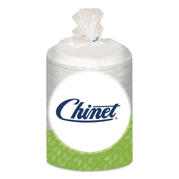 Chinet, HUHVACATECT, Paper Dinner Plates, 6" Round, 1000 / Carton, White