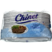 Chinet Classic 12 5/8-inch x 10-inch Paper Platter, 100-count