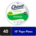 thumbnail image 1 of Chinet Classic Premium Paper Plates, 10 3/8”, 40 Count, 1 of 11