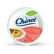 Chinet Classic White Paper Lunch Plates, 8.75, 72 Count