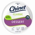 thumbnail image 1 of Chinet Classic Dessert Plates, White,  6.75 Inches 70 Count, 1 of 6