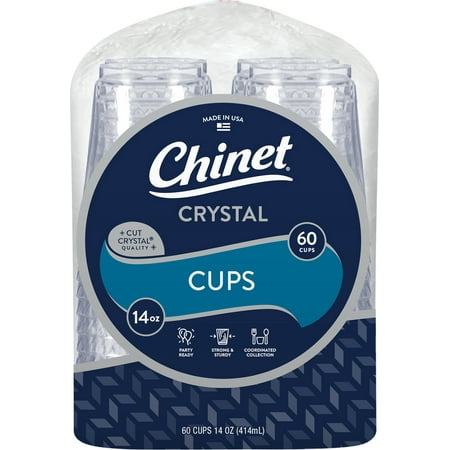 Chinet Crystal Cup, 14 oz. 60 cups