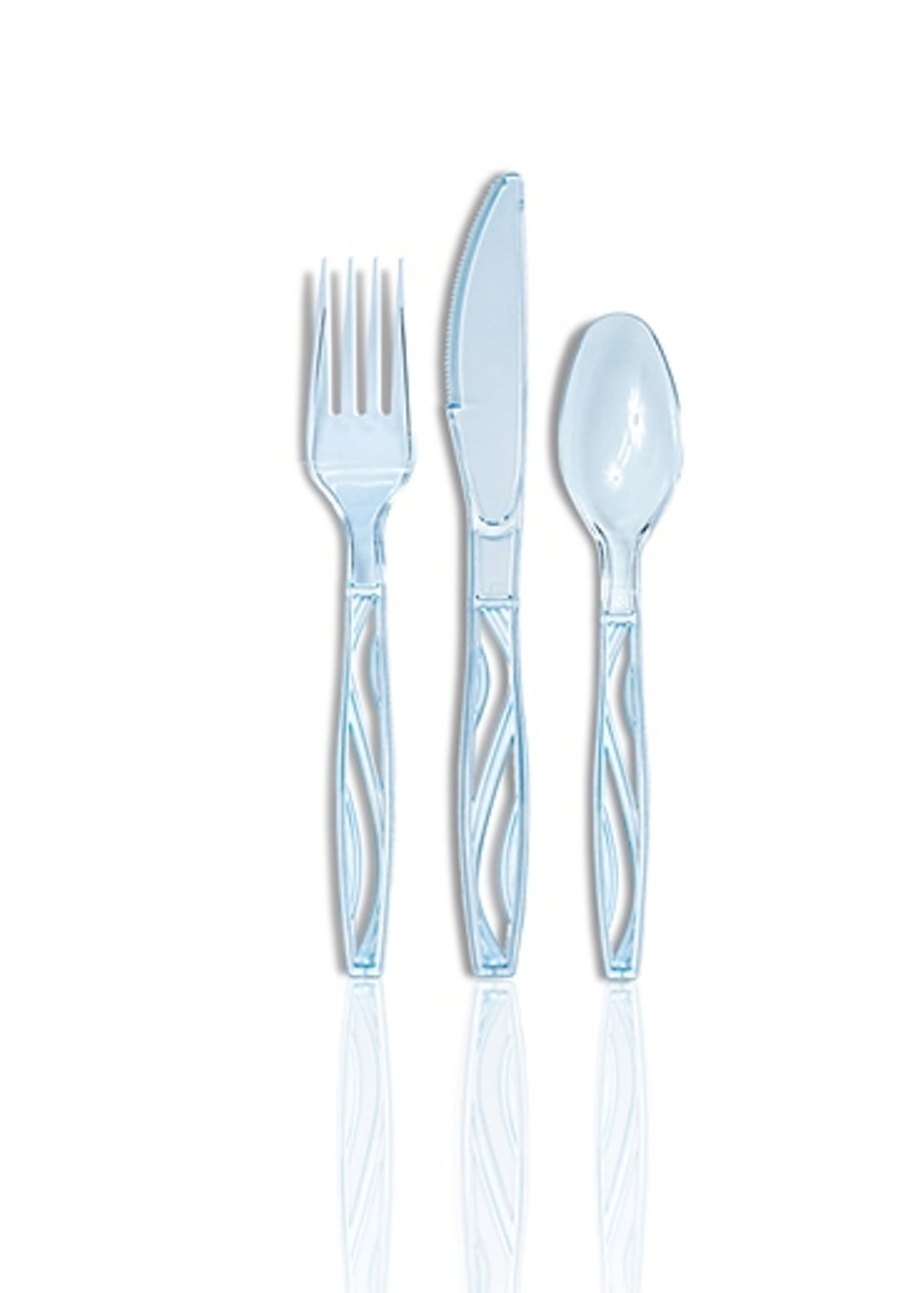 Cut Crystal, Cutlery Combo Pack, 48 Count