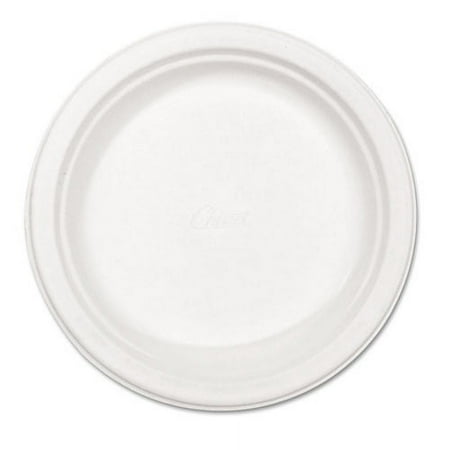 Chinet Paper Dinnerware, Plate, 8.75" dia, White, 500/Carton