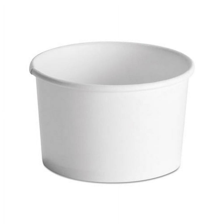 Squat Paper Food Container, Streetside Design, 8-10 oz, White, 50/Pack, 20/Carton Squat Paper Food Container, Streetside Design, 8-10 oz, White, 50/Pack, 20/Carton