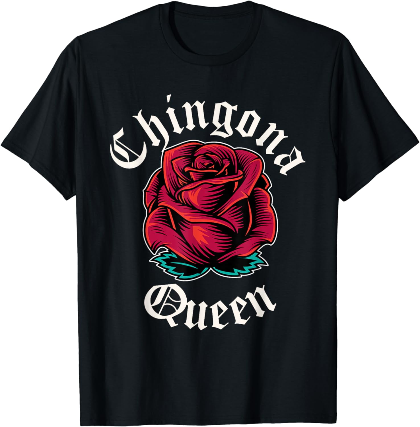 Womens Chicana Red Roses T Shirt Womens Chicana Red Roses T Shirt