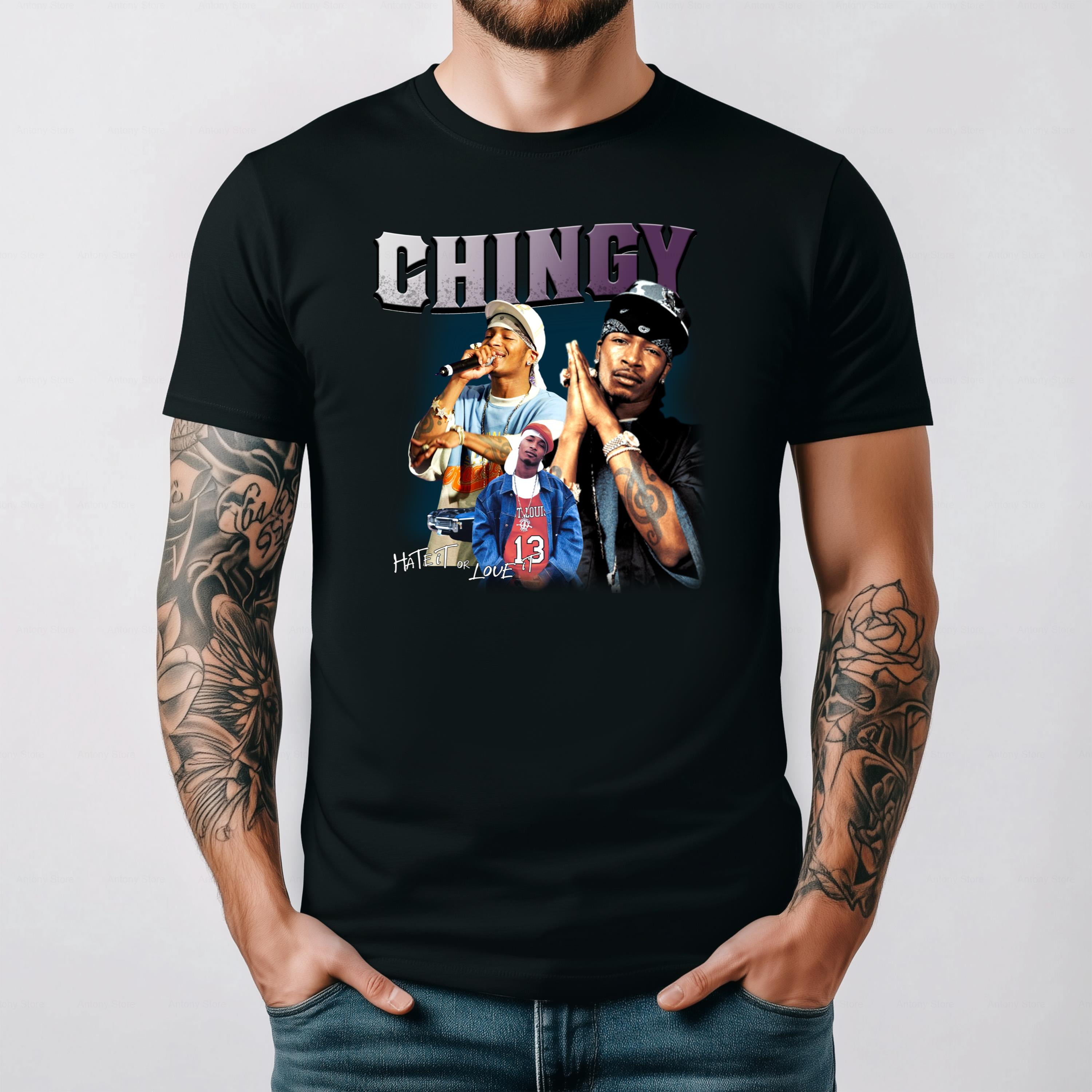 Chingy Vintage 90s Hip Hop Rapper Graphic T-shirt up to size 5XL